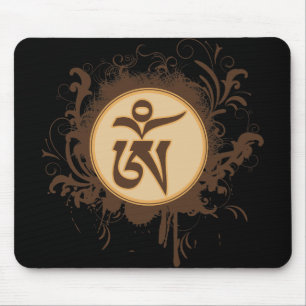 Tibetan Om Mouse Pad