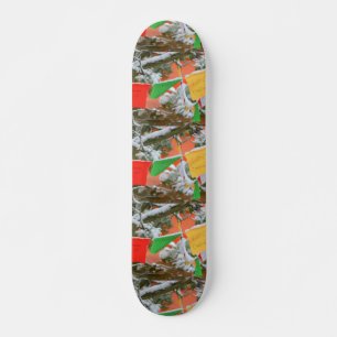 tibetan pray flag skateboard