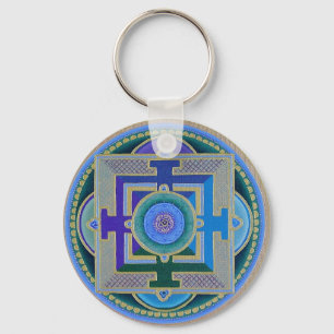 Tibetan Rose Keychain