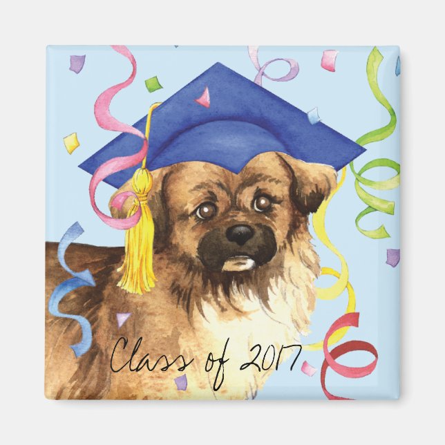 Tibetan Spaniel Graduate Magnet (Front)