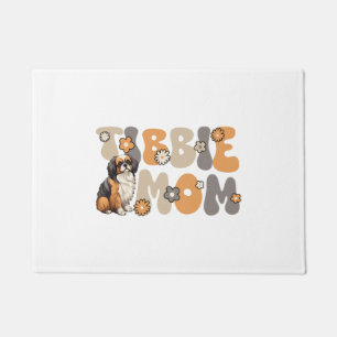 Tibetan Spaniel Groovy Tibbie Mom Doormat