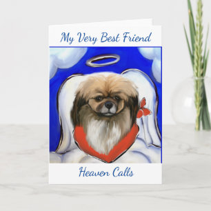 Tibetan Spaniel Holiday Card