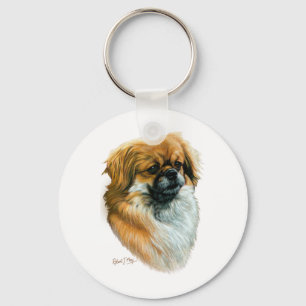 Tibetan Spaniel Keychain