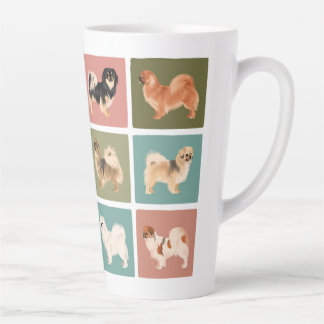 Tibetan Spaniel Latte Mug