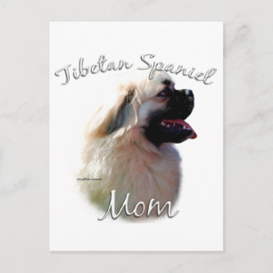 Tibetan Spaniel Mom 2 Postcard