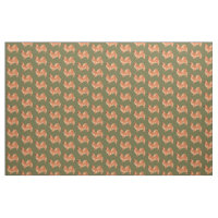 Tibetan Spaniel (Red) Fabric