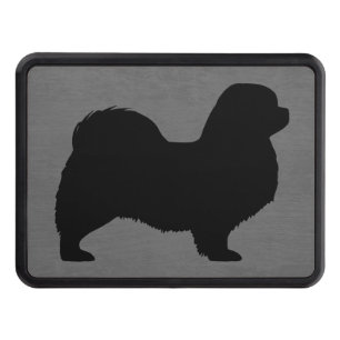 Tibetan Spaniel Silhouette Trailer Hitch Cover