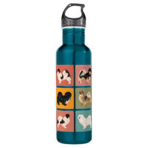 Tibetan Spaniel Water Bottle (Teal)