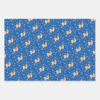 Tibetan Spaniel Wrapping Paper Flat Sheet Set of 3
