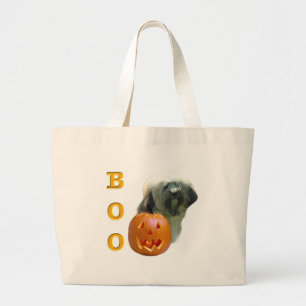 Tibetan Terrier Boo Large Tote Bag