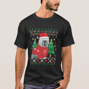 Tibetan Terrier Christmas Ornament Ugly Gift Mom D T-Shirt