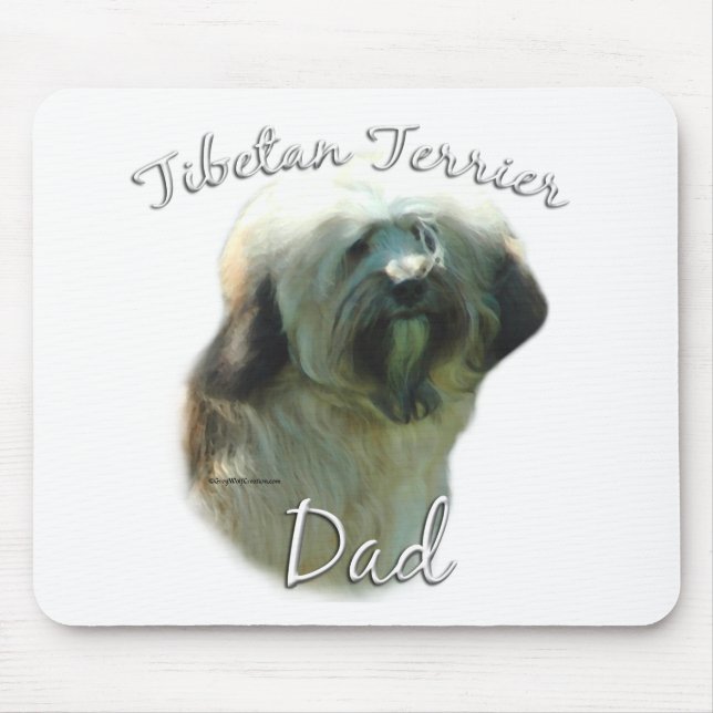 Tibetan Terrier Dad 2 Mouse Pad (Front)