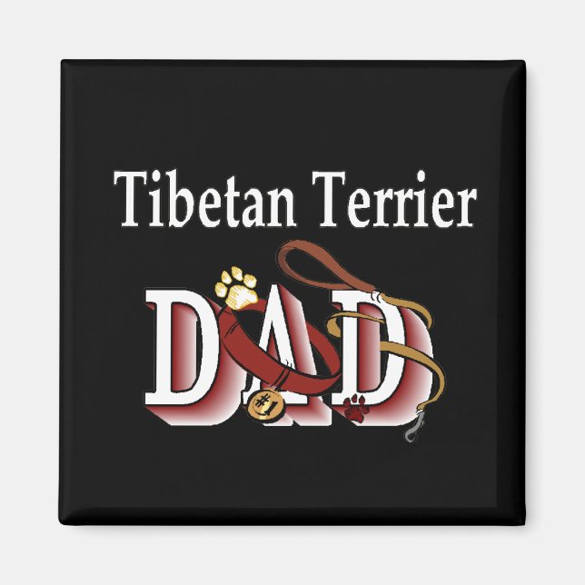 tibetan terrier dad Magnet (Front)