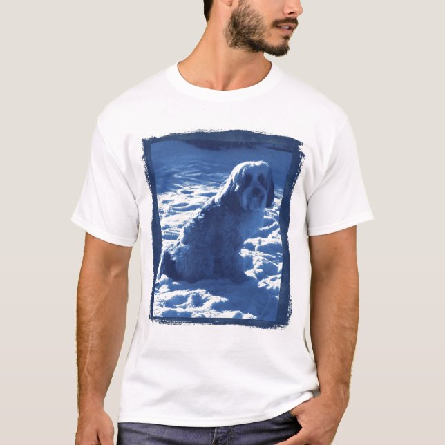 Tibetan Terrier Dog T-Shirt (Front)