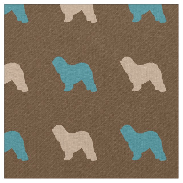 Tibetan Terrier Fabric (Close Up)