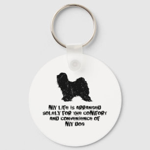 Tibetan Terrier Keychain