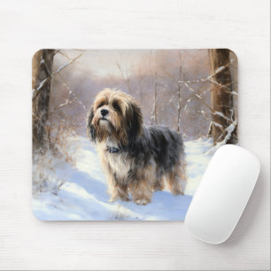 Tibetan Terrier Let It Snow Christmas  Mouse Pad