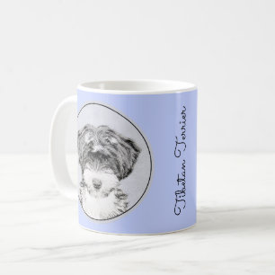Tibetan Terrier Painting - Cute Original Dog Art Coffee Mug