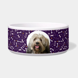 Tibetan Terrier Personalized Photo & Name Dog Bowl