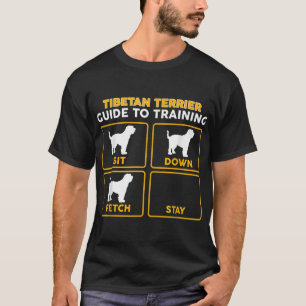 Tibetan Terrier T-Shirt Funny Guide To Training