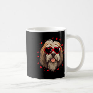 Tibetan Terrier Valentine Heart Cute Dog Lovers  Coffee Mug