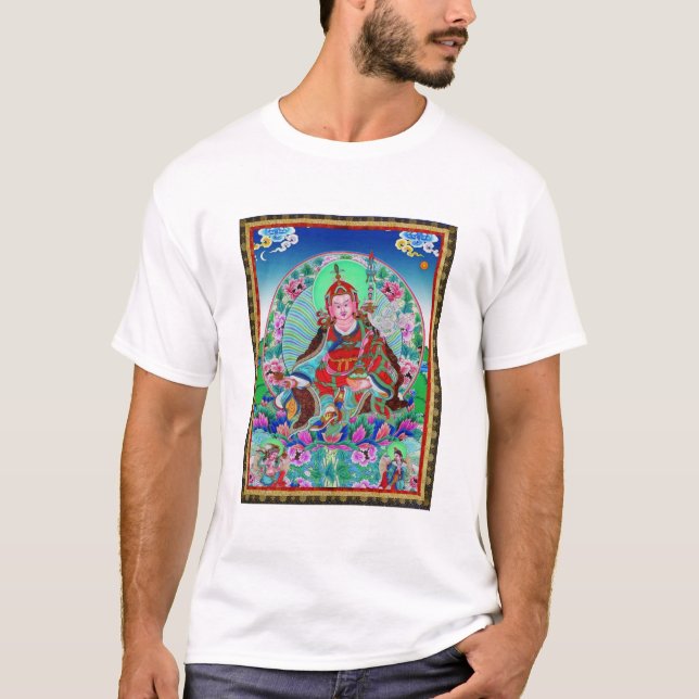 Tibetan Thangka Padmasambhava T-Shirt (Front)