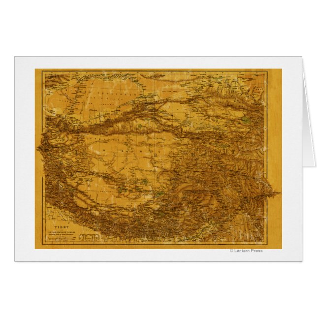 TibetCarte panoramiqueTibet 2 (Devant horizontal)