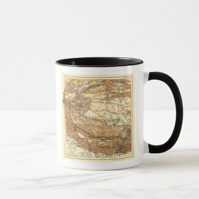 TibetPanoramic MapTibet Mug (Right)