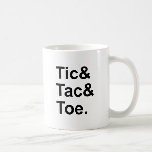 Tic Tac Toe Fun Paper & Pencil Game Coffee Mug