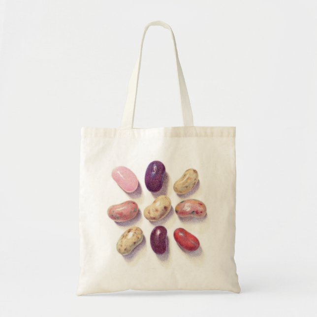 TIC TAC TOE JELLY BEANS Budget Tote Bag (Front)