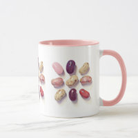 TIC TAC TOE JELLY BEANS Pink Combo Mug