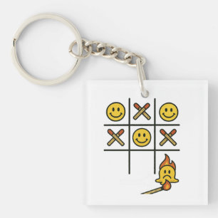 Tic Tac Toe  Keychain