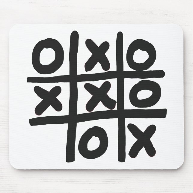 Tic Tac Toe Mouse Pad (Front)