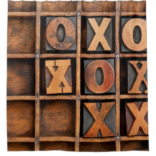 tic-tac-toe or noughts and crosses game - vintage