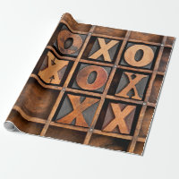 tic-tac-toe or noughts and crosses game - vintage