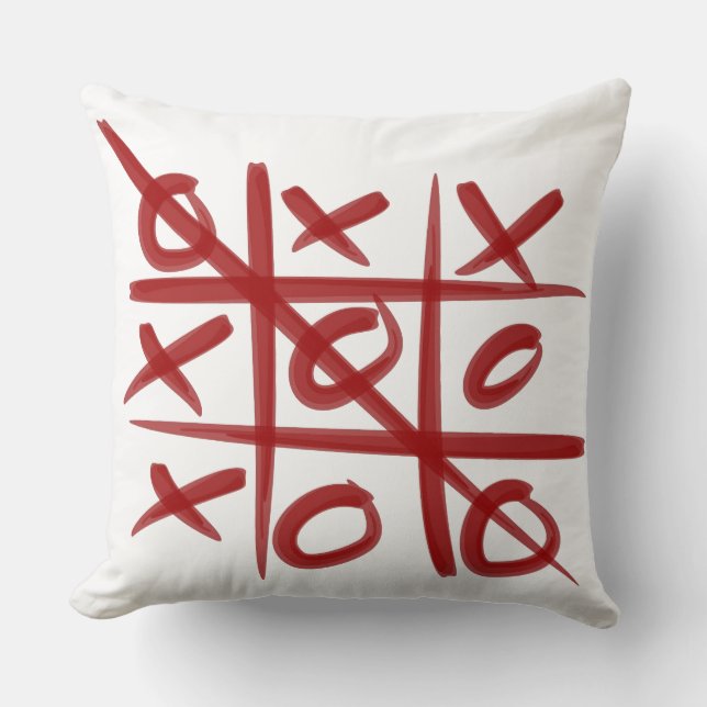Tic Tac Toe Pillow (Front)