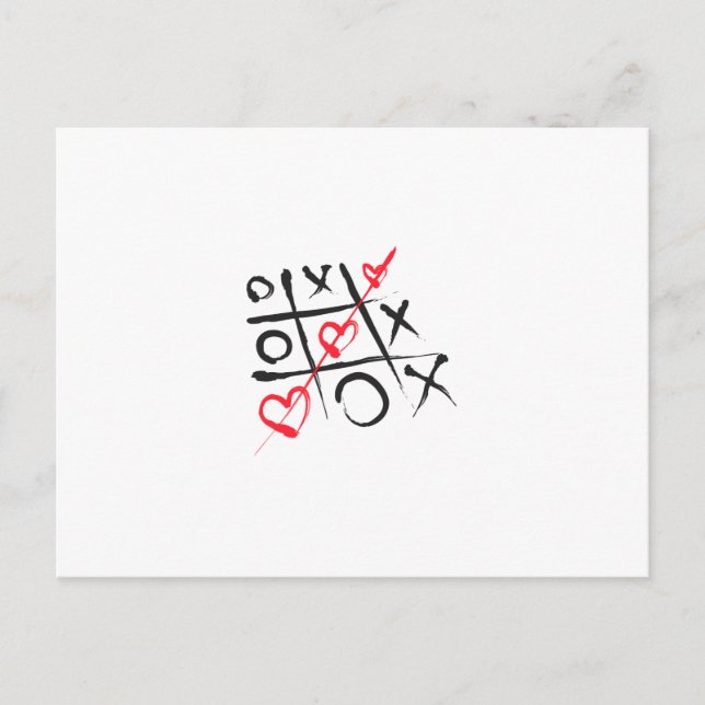 tic-tac-toe postcard (Front)