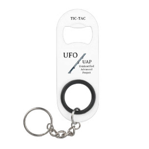 TIC-TAC UAP UFO KEYCHAIN BOTTLE OPENER