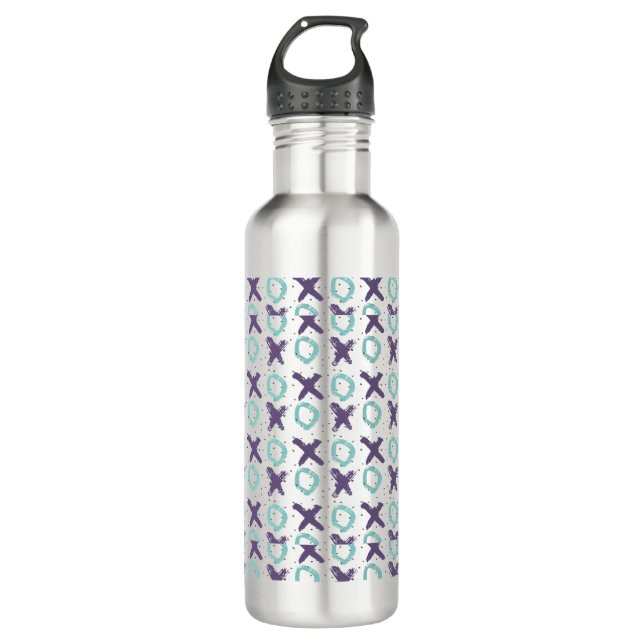 Tic Tack Toe 710 Ml Water Bottle (Front)