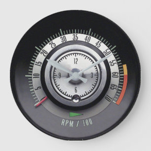 Tic-Toc-Tach GM Horloge murale Chevy