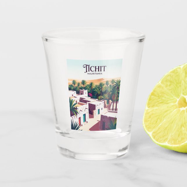 Tichit Mauritania Shot Glass (Front)