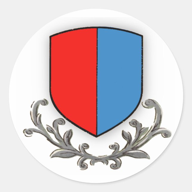 Ticino Classic Round Sticker (Front)