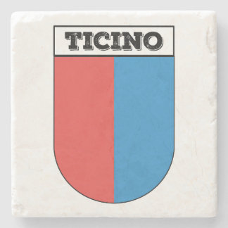 Ticino, Coat of Arms. Cantons of Switzerland   Stone Coaster