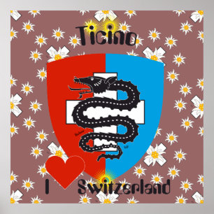Ticino Schweiz Suisse Svizzera Svizra Poster
