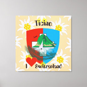 Ticino Switzerland Suisse Svizzera Svizra Leinwand Canvas Print