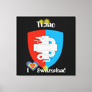 Ticino Switzerland Suisse Svizzera Svizra Leinwand Canvas Print