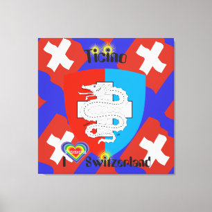 Ticino Switzerland Suisse Svizzera Svizra Leinwand Canvas Print