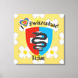 Ticino Switzerland Suisse Svizzera Svizra Leinwand Canvas Print