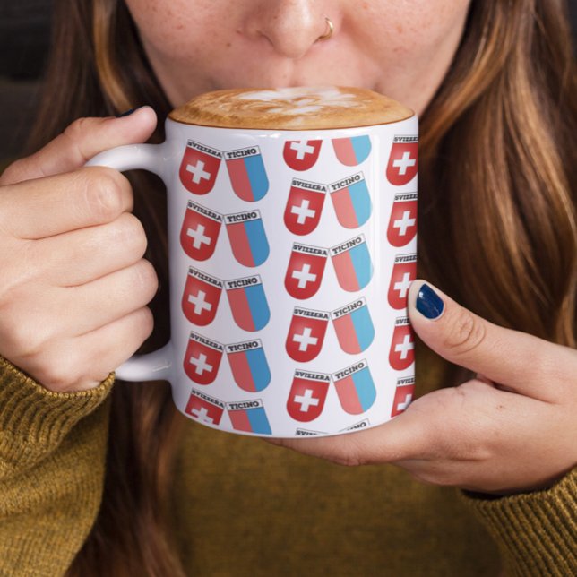 Ticino, Switzerland. Swiss & Canton Coats of Arms Mug (Creator Uploaded)