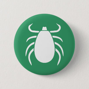 Tick 2 Inch Round Button